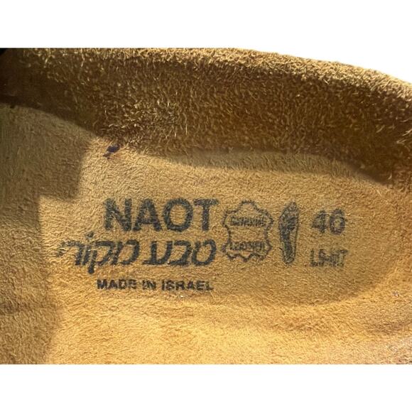 NAOT 'Tampa' Platform Black Stretch Slide Sandals Size 40 US 9 - Picture 7 of 7